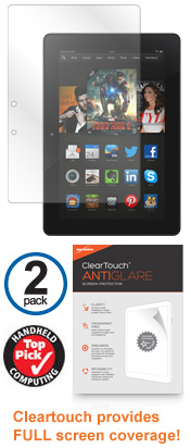 Amazon Kindle Fire HDX 8.9 (3rd Gen 2013) ClearTouch Anti-Glare (2-Pack)