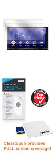 BoxWave ClearTouch Crystal Screen Protector For Sony XAV-AX6000 - 2-Pack HD Film Scratch Protection