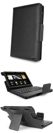 BoxWave Kindle Fire HDX 7 Case (3rd Gen 2013) - Textured TPU Gel Skin In Super Blue