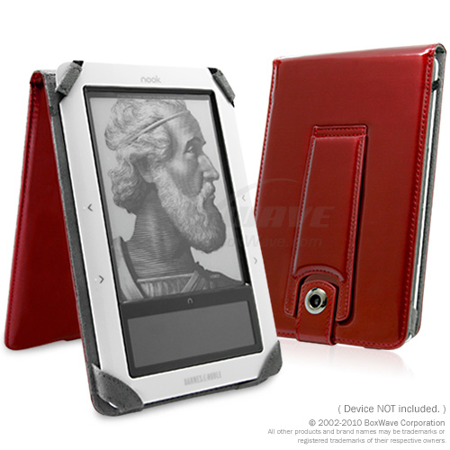 Ruby Patent Leather Vertical Flip nook (1st Ed.) Case (Synthetic